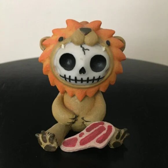 Summit Collection Furrybones 'Lion' 2010 Polyresin Collectible Figurine - Picture 3 of 16